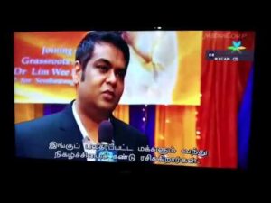 Tanvir A Mishuk on National Tv of Singapore